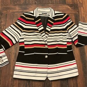 Tommy Hilfiger Multicolor Striped Blazer